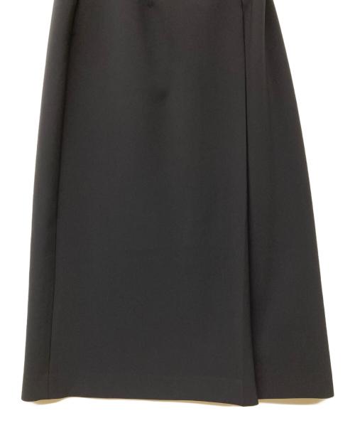 SOEJU（ソージュ）SOEJU (ソージュ) ストレッチファインロングタイトスカート ブラック サイズ:Mの古着・服飾アイテム