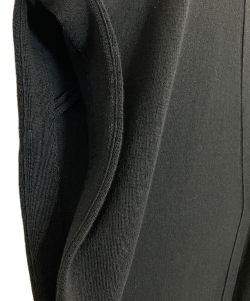 ATON（エイトン）ATON (エイトン) 50/2NATURAL DYED ORGANIC VEST DRESS ブラック サイズ:01の古着・服飾アイテム