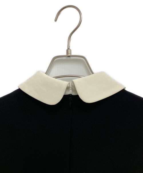 YORI（ヨリ）YORI (ヨリ) ラウンドカラードレスブラウス ブラック サイズ:36の古着・服飾アイテム