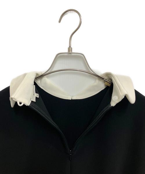 YORI（ヨリ）YORI (ヨリ) ラウンドカラードレスブラウス ブラック サイズ:36の古着・服飾アイテム