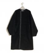 HYKEハイク）の古着「FAUX SHEARLING COAT」｜ブラック