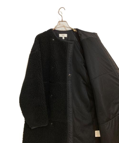 HYKE（ハイク）HYKE (ハイク) FAUX SHEARLING COAT ブラック サイズ:２の古着・服飾アイテム