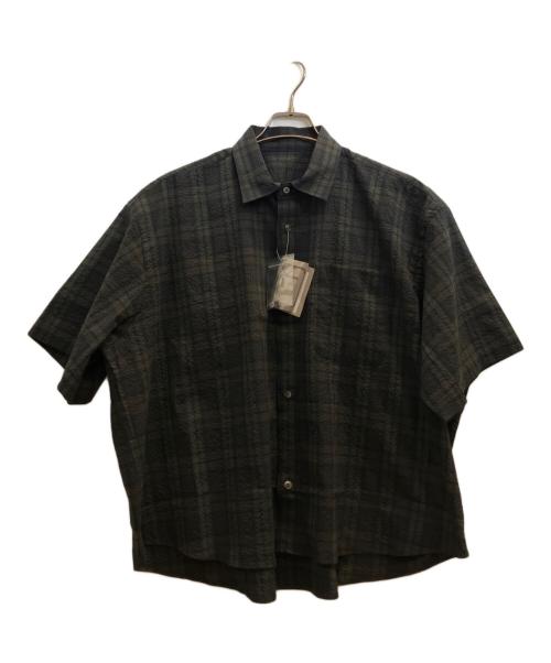 BROCHURE（ブローシュアー）BROCHURE (ブローシュアー) AIR SUCKER SHIRTS ブラックウォッチ サイズ:М 未使用品の古着・服飾アイテム