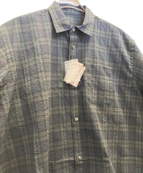 BROCHURE（ブローシュアー）BROCHURE (ブローシュアー) AIR SUCKER SHIRTS ブラックウォッチ サイズ:М 未使用品の古着・服飾アイテム