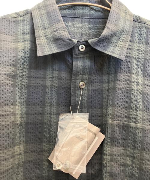 BROCHURE（ブローシュアー）BROCHURE (ブローシュアー) AIR SUCKER SHIRTS ブラックウォッチ サイズ:М 未使用品の古着・服飾アイテム