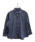 BROCHUREブローシュアー）の古着「GENERALLY DENIM SHIRT」｜インディゴ