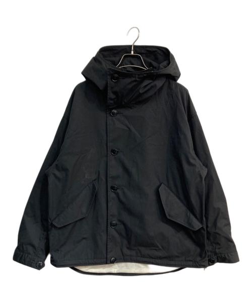 nanamica（ナナミカ）nanamica (ナナミカ) Hooded Jacket　SUAF285 ブラック サイズ:Sの古着・服飾アイテム