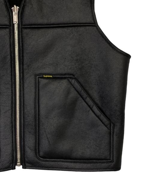 SUPREME（シュプリーム）SUPREME (シュプリーム) Reversible Faux Shearling Work Vest ブラック サイズ:Mの古着・服飾アイテム