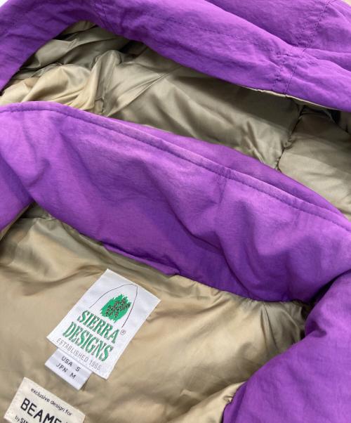 SIERRA DESIGNS（シエラデザインズ）SIERRA DESIGNS (シエラデザインズ) BEAMS PLUS (ビームスプラス) NEW INYO PARKA パープル サイズ:Ｍの古着・服飾アイテム
