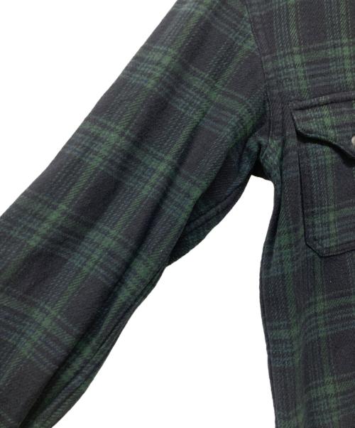 RRL（ダブルアールエル）RRL (ダブルアールエル) チェックネルシャツ グリーン サイズ:Sの古着・服飾アイテム