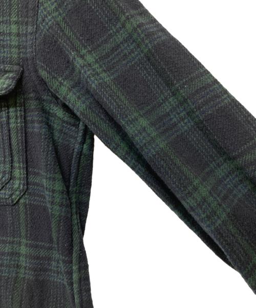 RRL（ダブルアールエル）RRL (ダブルアールエル) チェックネルシャツ グリーン サイズ:Sの古着・服飾アイテム