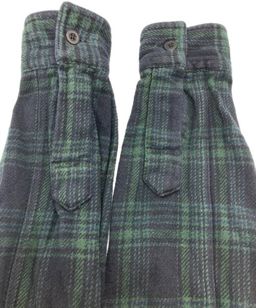 RRL（ダブルアールエル）RRL (ダブルアールエル) チェックネルシャツ グリーン サイズ:Sの古着・服飾アイテム