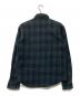 RRL (ダブルアールエル) チェックネルシャツ グリーン サイズ:S：9000円