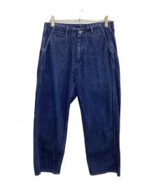 POST O'ALLS×WAREHOUSE（ポストオーバーオールズ×ウエアハウス）の古着「ワークデニムパンツ」｜インディゴ