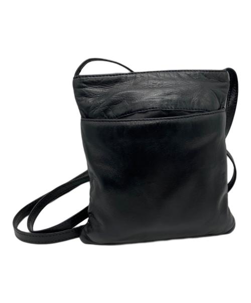 LOEWE（ロエベ）LOEWE (ロエベ) アナグラムレザーミニサコッシュ ブラックの古着・服飾アイテム