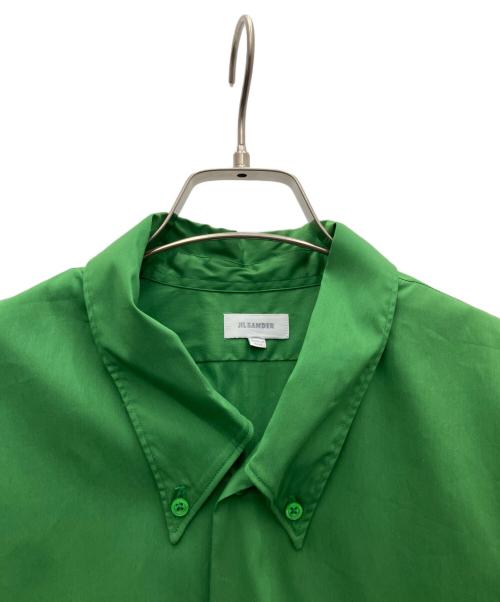 JIL SANDER（ジルサンダー）JIL SANDER (ジルサンダー) S/Sボタンダウンシャツ グリーン サイズ:SIZE40の古着・服飾アイテム