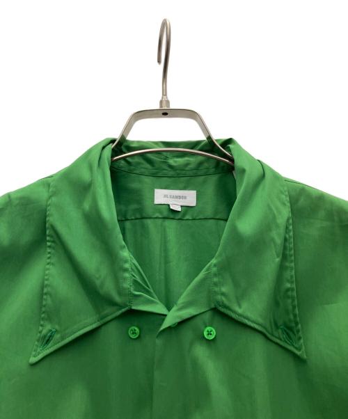 JIL SANDER（ジルサンダー）JIL SANDER (ジルサンダー) S/Sボタンダウンシャツ グリーン サイズ:SIZE40の古着・服飾アイテム