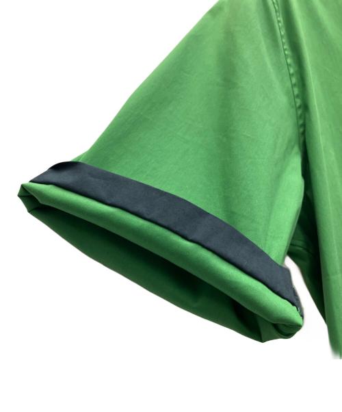 JIL SANDER（ジルサンダー）JIL SANDER (ジルサンダー) S/Sボタンダウンシャツ グリーン サイズ:SIZE40の古着・服飾アイテム