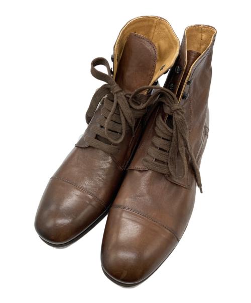 Raparo（ラパロ）Raparo (ラパロ) レザーブーツ ブラウン サイズ:7の古着・服飾アイテム
