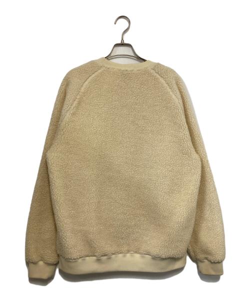 HUF（ハフ）HUF (ハフ) ボアスウェット アイボリー サイズ:Ⅼの古着・服飾アイテム