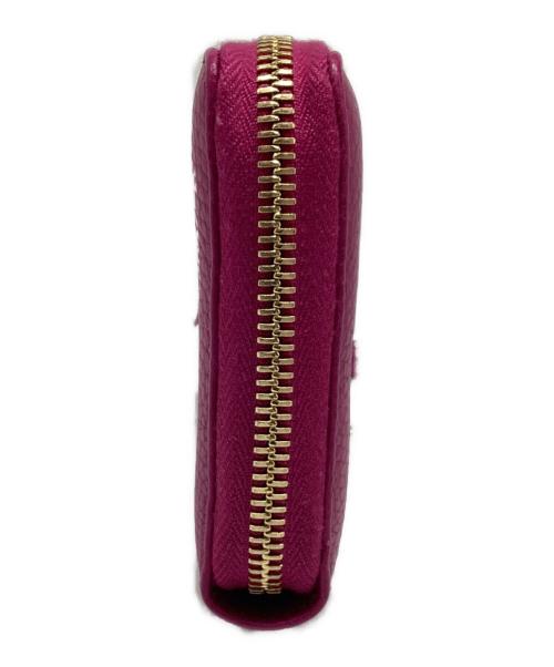 GUCCI（グッチ）GUCCI (グッチ) ラウンドファスナー インターロッキング ショッキングピンクの古着・服飾アイテム