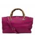 GUCCI (グッチ) バンブーショッパー2WAYバッグ ピンク：46000円
