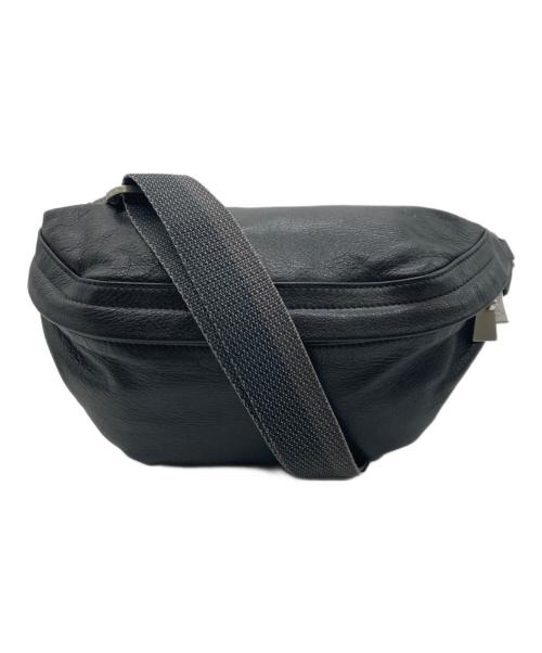 aniary（アニアリ）aniary (アニアリ) レザーウエストバッグ ブラックの古着・服飾アイテム