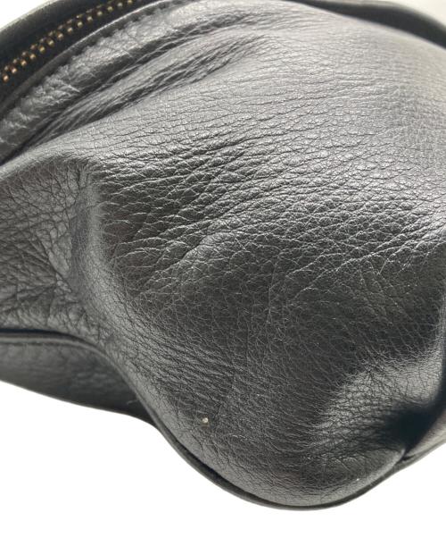 aniary（アニアリ）aniary (アニアリ) レザーウエストバッグ ブラックの古着・服飾アイテム