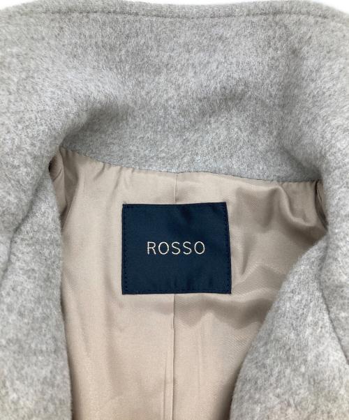 ROSSO（ロッソ）ROSSO (ロッソ) 2WAYスタンドカラーミドルPコート モカ サイズ:freeの古着・服飾アイテム