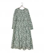 JOURNAL STANDARD relumeジャーナルスタンダード レリューム）の古着「コットンボイルクリンクルシャーリングワンピース」｜グリーン