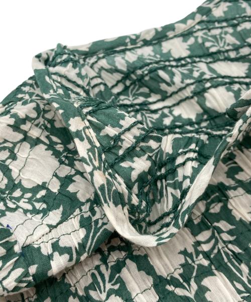 JOURNAL STANDARD relume（ジャーナルスタンダード レリューム）JOURNAL STANDARD relume (ジャーナルスタンダード レリューム) コットンボイルクリンクルシャーリングワンピース グリーン サイズ:Fの古着・服飾アイテム