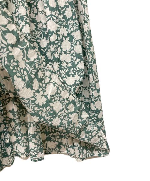 JOURNAL STANDARD relume（ジャーナルスタンダード レリューム）JOURNAL STANDARD relume (ジャーナルスタンダード レリューム) コットンボイルクリンクルシャーリングワンピース グリーン サイズ:Fの古着・服飾アイテム