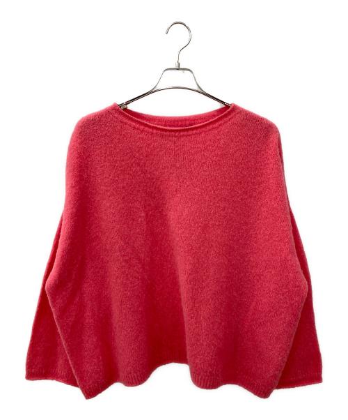 FRAMeWORK（フレームワーク）FRAMeWORK (フレームワーク) ベビーアルパカ ニュアンス プルオーバー ピンク サイズ:free 未使用品の古着・服飾アイテム