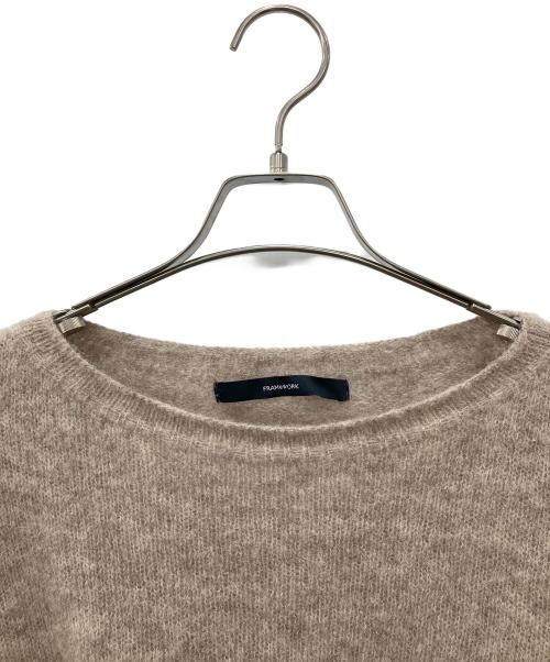 FRAMeWORK（フレームワーク）FRAMeWORK (フレームワーク) ニットカーディガン ベージュ サイズ:freeの古着・服飾アイテム