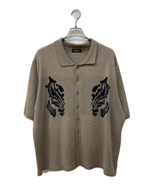 chronoizm（クロノイズム）CHRONOIZM (クロノイズム) FLOWER KNIT ベージュ サイズ:XXLの古着・服飾アイテム