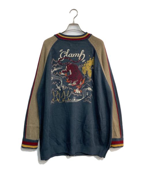 glamb（グラム）glamb (グラム) Rhapsody Ska Cardigan ネイビー サイズ:Lの古着・服飾アイテム