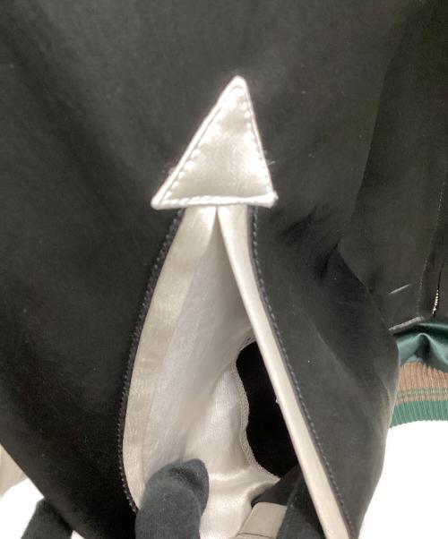 Maison MIHARA YASUHIRO（メゾン ミハラ ヤスヒロ）Maison MIHARA YASUHIRO (メゾン ミハラ ヤスヒロ) REVERSIBLE BLOUSON ブラック×グリーン サイズ:50の古着・服飾アイテム