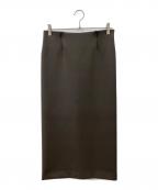 MUSE de Deuxieme Classeミューズ ドゥーズィエム クラス）の古着「dumble fit タイトスカート」｜ブラウン