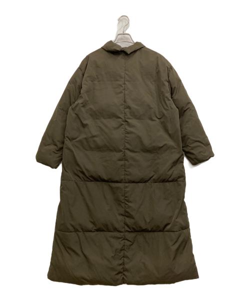 outersunset（アウターサンセット）OUTERSUNSET (アウターサンセット) eco cloud 中綿 long coat カーキ サイズ:Sの古着・服飾アイテム