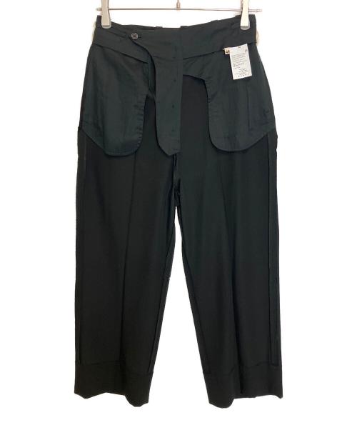 MARNI（マルニ）MARNI (マルニ) トロピカルウールサスペンダーパンツ ブラック サイズ:44の古着・服飾アイテム