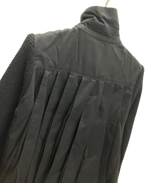 sacai（サカイ）sacai (サカイ) ウールニットジャケット ブラック サイズ:1の古着・服飾アイテム