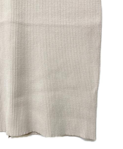 RIVE DROITE（リヴドロワ）RIVE DROITE (リヴドロワ) 【-3kg見え】リブタイトスカート ライトベージュ サイズ:36の古着・服飾アイテム