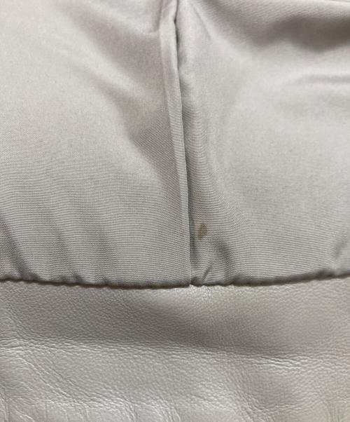 DAMA collection（ダーマコレクション）DAMA collection (ダーマコレクション) カシミヤファー&ラムファー フード付きジレ　 ベージュ サイズ:1の古着・服飾アイテム