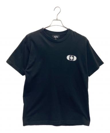 中古・古着通販】A24 (エー24) プリントTシャツ ブラック サイズ:L