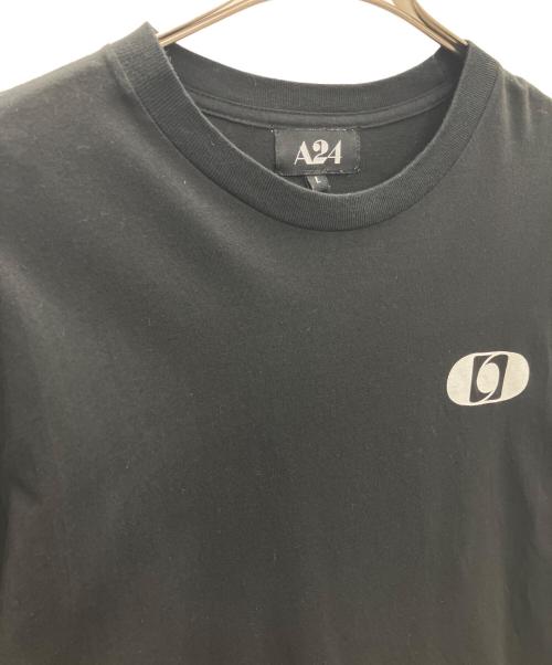 A24（エー24）A24 (エー24) プリントTシャツ ブラック サイズ:Lの古着・服飾アイテム