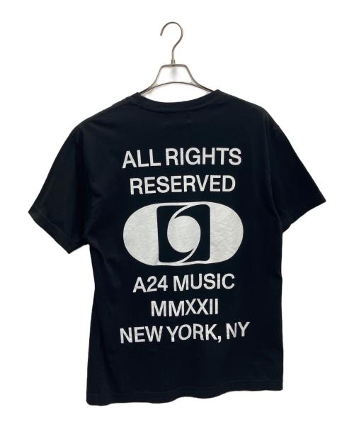 A24（エー24）A24 (エー24) プリントTシャツ ブラック サイズ:Lの古着・服飾アイテム