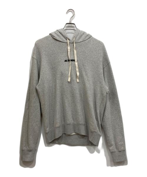 JIL SANDER+（ジルサンダープラス）JIL SANDER+ (ジルサンダープラス) ロゴフーディ グレー サイズ:Lの古着・服飾アイテム