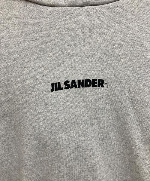 JIL SANDER+（ジルサンダープラス）JIL SANDER+ (ジルサンダープラス) ロゴフーディ グレー サイズ:Lの古着・服飾アイテム