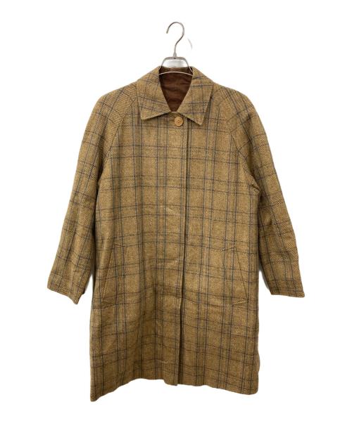 Aquascutum（アクアスキュータム）Aquascutum (アクアスキュータム) リバーシブルコート ベージュ サイズ:不明の古着・服飾アイテム