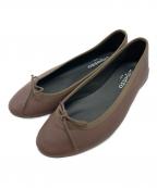 repettoレペット）の古着「フラットバレエパンプス」｜ブラウン